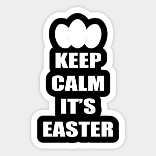 Keep Calm It's Easter Sticker